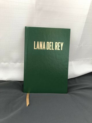 Signed Lana Del Rey Lyric Book
