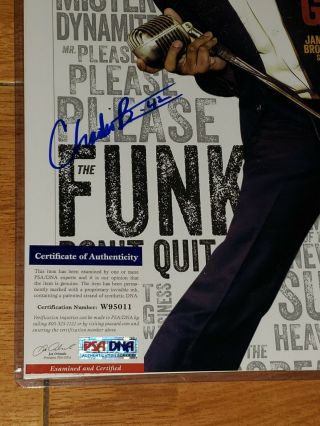 Chadwick Boseman Signed 11x14 Photo Get on Up James Brown PSA DNA w/ 2