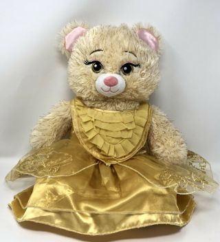 Build A Bear 17 " Plush Retired Disney Beauty & The Beast Princess Belle