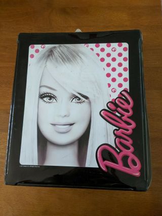 Barbie Doll Carrying Case Mattel 2011 Black Wardrobe Closet Doll Storage