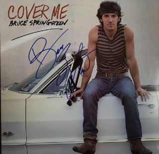 Bruce Springsteen Autographed Signed Cover Me Album Lp Signature
