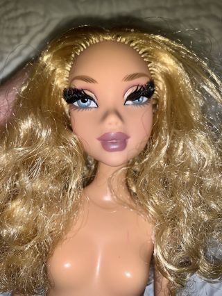 Barbie My Scene Kennedy Doll Blonde Curly Hair Rooted Eyelashes
