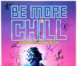Will Roland,  George Salazar,  Jason Tam Full Cast Signed BE MORE CHILLPoster 2