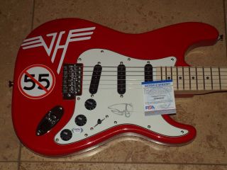 Sammy Hagar Van Halen Signed Guitar Psa Autographed
