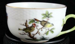 Herend Rothschild Bird (ro) Flat Cup (no Saucer) Piece 1726 - M11a A,