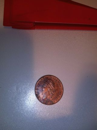 1861 Confederate Csa 1 Cent Bashlow Second Restrike Copper Canceled Dies