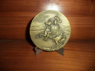 Portuguese King D.  Sancho II - The Pious - Antique Bronze Medal 2