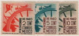 Mexico,  Scott 764 - 766,  Mh