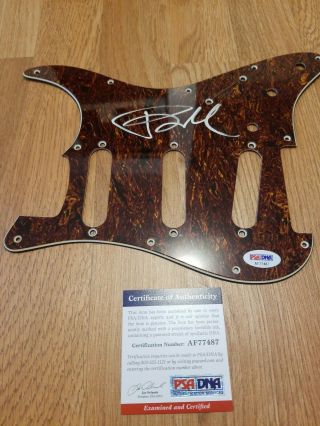 Billy Joe Armstrong Autographed Signed Guitar Pickguard Psa Dna Green Day