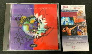 Dave Matthews Band Hand Signed Autographed Crash Cd Booklet W/cd & Case Jsa/coa