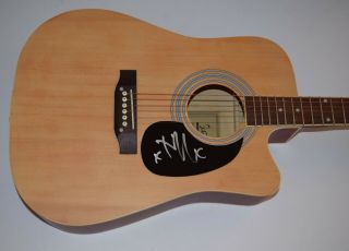Tim Mcilrath Signed Autographed Full Size Acoustic Guitar Rise Against