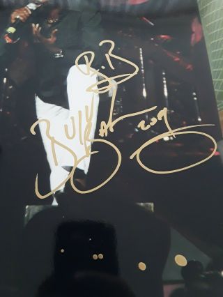 RARE AND 1 OF A KIND BUJU BANTON 11X14 Reggae Autograph.  comes with from jsa 3