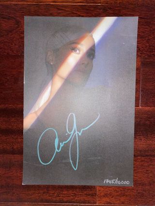 Ariana Grande Hand Signed Sweetener Litho Poster 1745/10000
