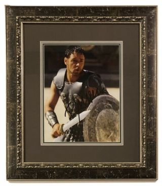 Russell Crowe Autographed Signed 11x14 Photo Gladiator Maximus Framed W/coa
