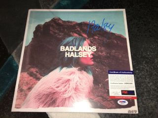 Halsey Signed Badlands Vinyl Album Castle Americana Psa/dna