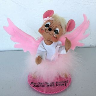 Annalee 2010 Hope Angle Mouse 5 " With Tags Kathie,  With Love Cute