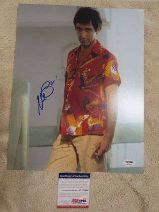 Al Pacino Signed 11x14 Photo Psa,  Very Rare To Find Signed Scarface Photo