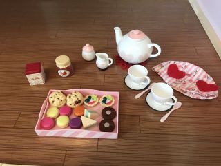 18 " Our Generation Doll Tea For Two Set Euc