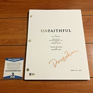 Diane Lane Signed Unfaithful Full 132 Page Movie Script W/ Beckett Bas