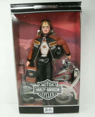 Mattel Harley Davidson Barbie Doll 1999 Silver Edition