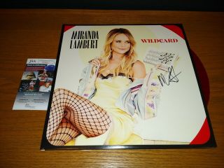 Miranda Lambert Wildcard Signed Vinyl Lp Jsa Auto Record Red Colored