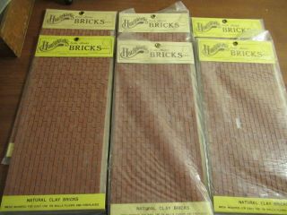 6 Bags Of Houseworks Natural Bricks Doll House 8201 1 " To 1 