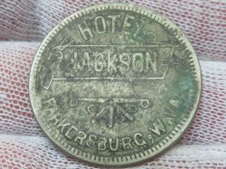 Hotel Jackson Token Parkersburg Wv " Have A Social With Us " Shields & Tappan