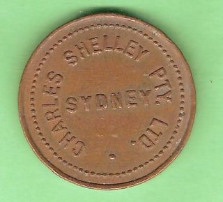 D324.  1.  Amusement Token - Charles Shelley Pty Ltd,  Sydney