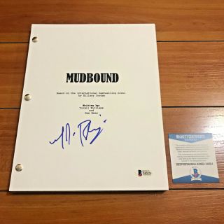 Mary J.  Blige Signed Mudbound Full 125 Page Movie Script W/ Beckett Bas