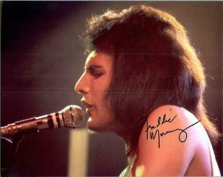 Freddie Mercury Autographed Signed 8x10 Photo W/certificate Of Authenticity