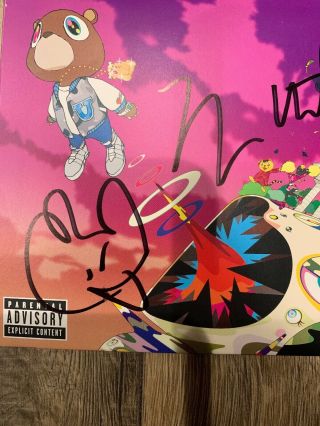 Kanye West signed GRADUATION CD Rare Kanye West Drawing 2
