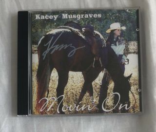 Kacey Musgraves Signed “movin’ On” Cd