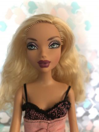 My Scene Kennedy Blue Eyes Blonde Htf Barbie Doll Mattel Retired Rebel Style