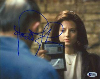 Jodie Foster Silence Of The Lambs Autographed Signed 8x10 Photo Beckett Bas