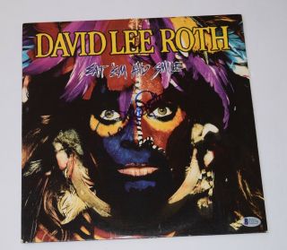 David Lee Roth Signed Autograph Eat 