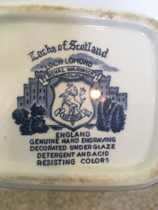 Royal Warwick Lochs Of Scotland Blue Coffee Pot Loch Lomond 3