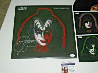 Gene Simmons Signed Kiss Solo 1978 2014 Reissue Album Lp Record Vinyl Jsa V73427