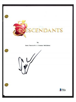 Cameron Boyce Signed Autographed Descendants Movie Script Beckett Bas