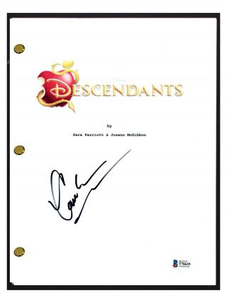 Cameron Boyce Signed Autographed DESCENDANTS Movie Script Beckett BAS 2