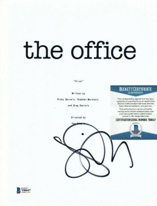 Jenna Fischer Signed Full 35 Page Pilot Script The Office Pam Beckett Bas