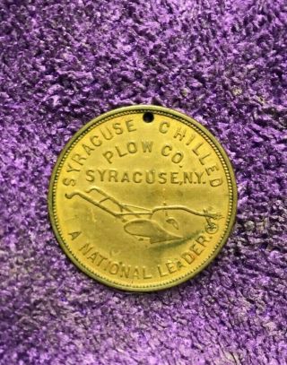 Syracuse Chilled Plow Co.  Syracuse,  Ny Usa Coin/token Admiral George Dewey