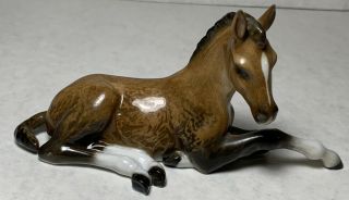 Rosenthal Porcelain Bay Resting/lying Horse Foal,  Germany