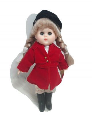 8 " Ginny Doll As An Equestrian Horse Rider/jumper In English Riding Outfit