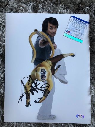 Jackie Chan Signed Kung Fu Panda 11x14 Photo Autographed Psa/dna Authentic