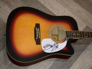 Bruce Springsteen E Street Band Signed Autographed 41 " Acoustic Guitar W/proof