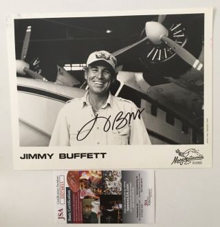 Jimmy Buffett Signed Autographed 8x10 Photo Jsa Certified