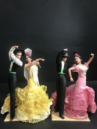 Marin Chiclana Spanish Flamenco Dancers Dolls 8”