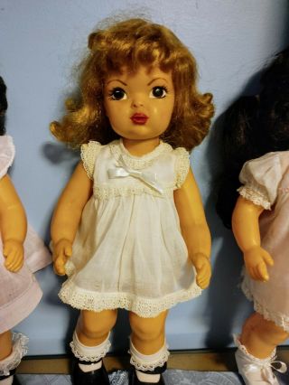 Pretty Sheer Vintage Dress & Full Slip For Terri Lee & Similar 16 " Doll