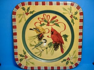 Lenox " Winter Greetings Everyday " 13 ½ " Square Charger/ Service Plate 5571551