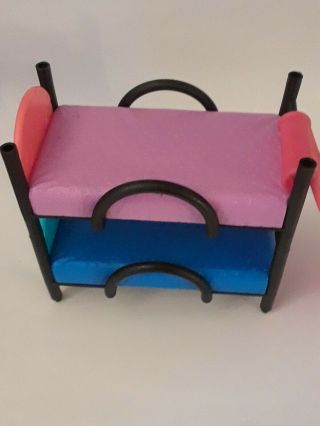 LOL Surprise Furniture Accessory Pink & Blue BunkBed with Slide 2